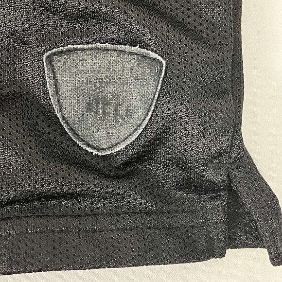 Oakland Las Vegas Raiders Practice Shorts Black Size L VINTAGE Embroidered Logo - Picture 5 of 10